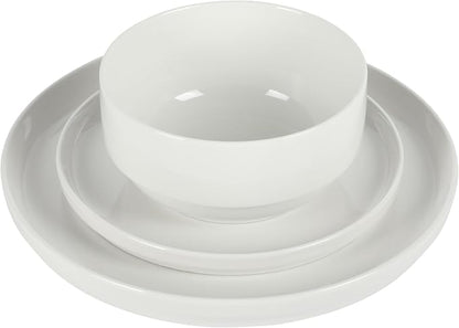 Gibson Home Rothernberg 18-Piece Stackable Porcelain Dinnerware Set, Service