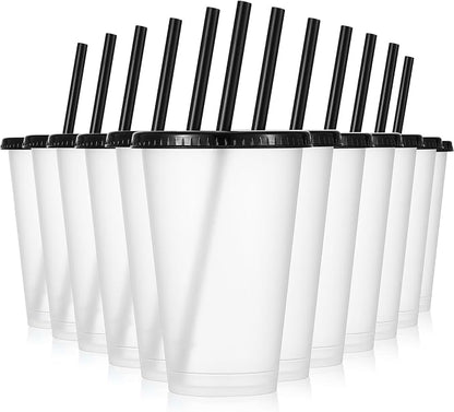 Mifoci 12 Pcs Plastic Tumbler