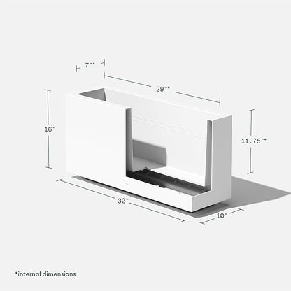 Veradek Block Series Long Box Planter