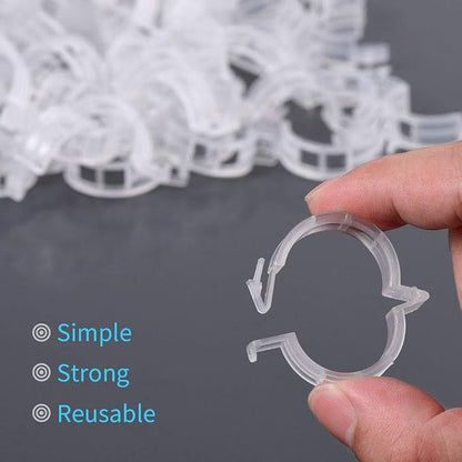 300Pcs Plastic Plant Clip, Plastic Trellis Plant Support Clips