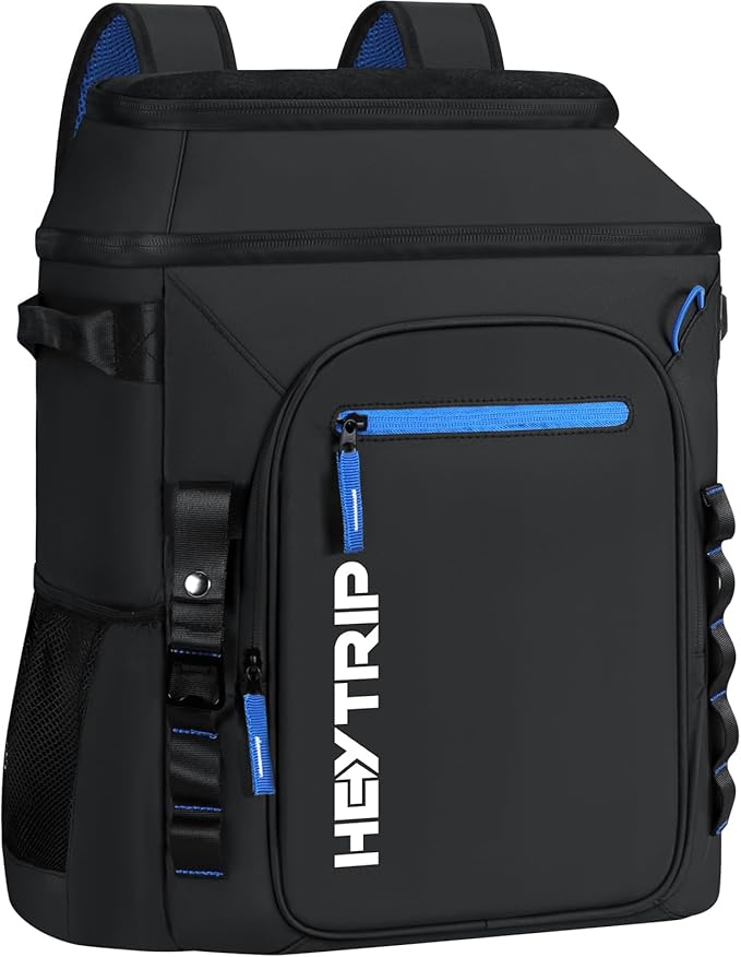 Heytrip Backpack Cooler 36/54 Cans Insulated Waterproof Cooler Bag for 20 Hours Cold Retention, Leak-Proof Camping Cooler with Multi-Compartments