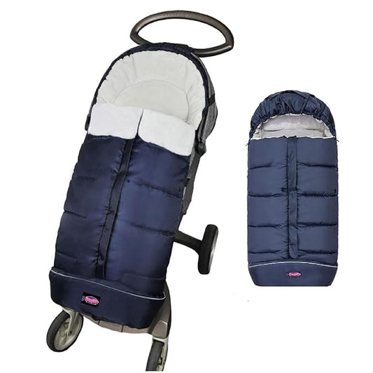 0-4T Anti-Kick Winter Warm Stroller Blanket,Cozy Baby Sleeping Bag Cocoon Adaptable for All Strollers Waterproof,Anti-Slip,Extendable,Multifunction Use Footmuff for Stroller Blanket