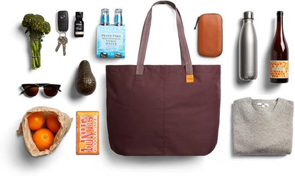 Bellroy Market Tote – (Tote Shoulder Shopping Bag) - Burgundy