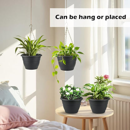 Hanging Planters 10 Inch, Self Watering Hanging Basket