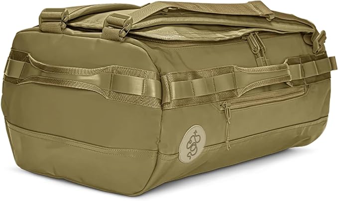 Baboon to the Moon Go-Bag Small Duffle Bag - Detachable Straps, Small Gym Bag, Travel Duffel Bags for Women and Men, Duffle Bag for Travel, Backpack, Overnight Bag (Crocodile)