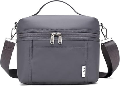 NOL Natural Organic Lifestyle Insulated Lunch Bags for Women Cooler Bag Lightweight Nylon Waterproof Lunch Box For Work