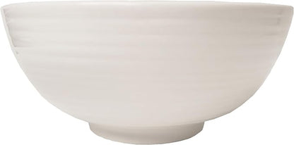Tabletops Gallery Embossed Bone White Porcelain Round Dinnerware Collection-