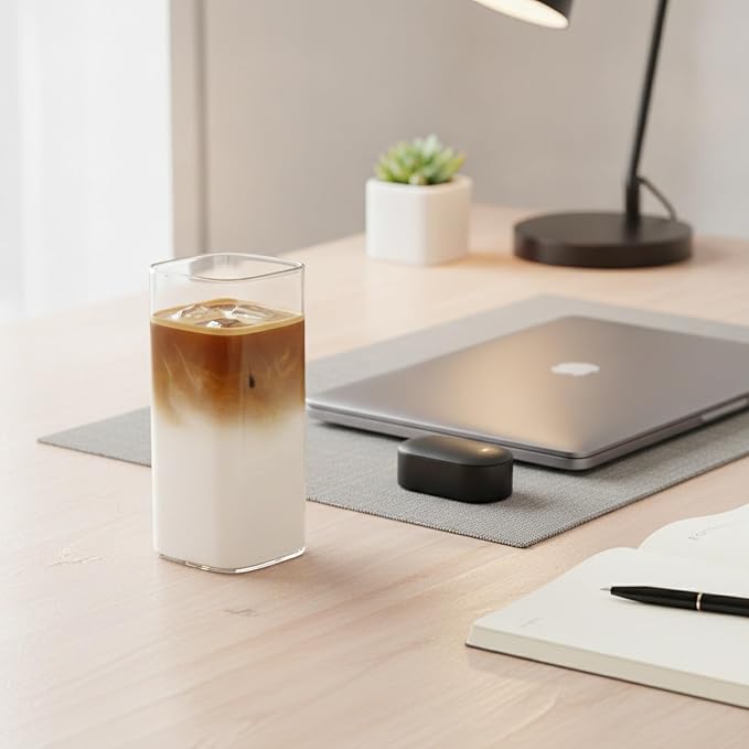 Drinking Cup Square Borosilicate Glass Tumbler Handleless Design