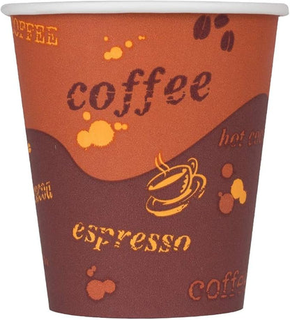 Karat 10 oz Paper Hot Coffee Cups Disposable, Leak-Resistant Double Poly-Lined