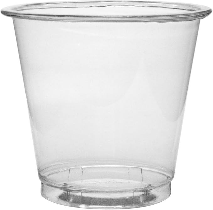 Karat Small Plastic Cups, Disposable Bathroom Mouthwash Cups | Clear