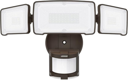 LEPOWER LED Security Light Motion Sensor Light Outdoor, 38W 4200LM Motion