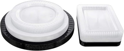 Party Essentials Elegance Quality Hard Plastic 5 x 7-Inch Rectangular Appetizer