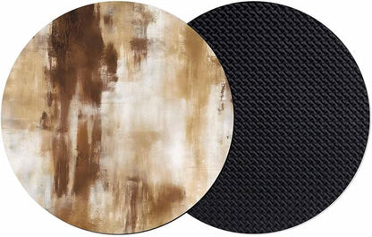 Abstract Minimalist Coasters Set of 2, Absorbent Coasters