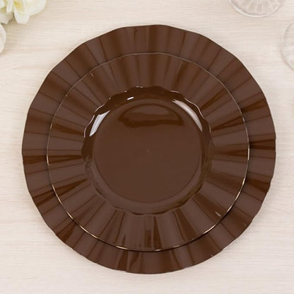 Efavormart 10 Pack Hard Plastic Dinner Plates