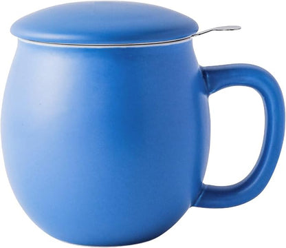 Yundu 12 OZ Matte Blue Ceramics Teacup