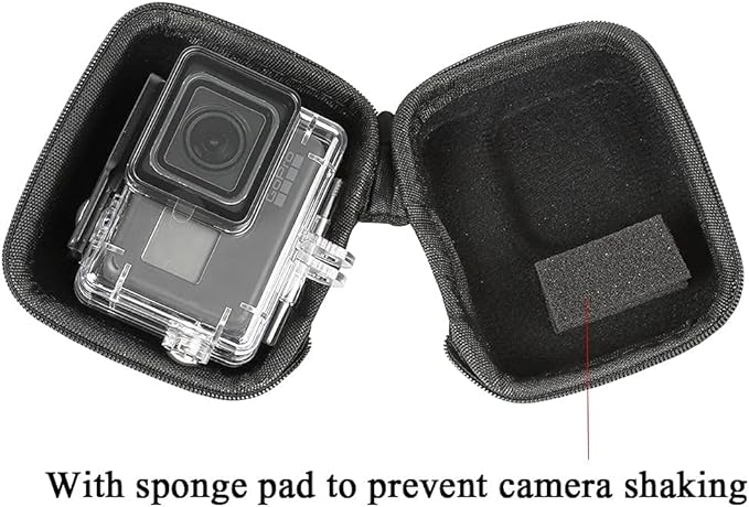 PellKing Hard Carrying Case for GoPro Hero 13 12 11 10 9 8 7 6 5 4 Waterproof Housing Case,DJI Osmo Action 5 4 3 Camera Waterproof Shell,Insta360 Ace Pro One R RS AKASO Underwater Dive Shell and More