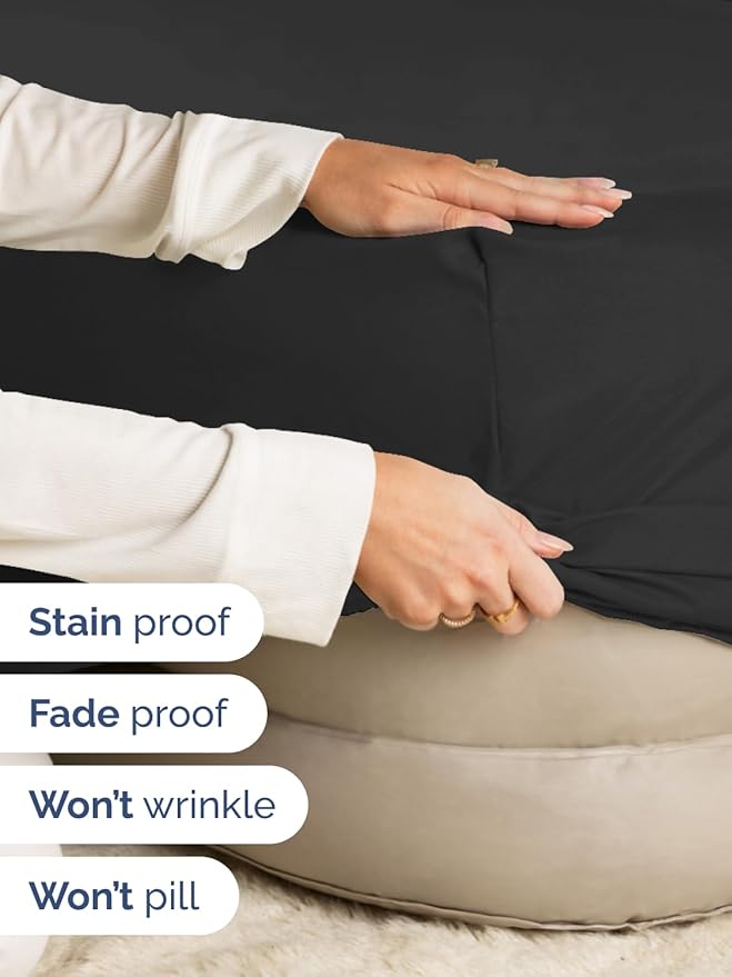 Extra Deep Twin XL Fitted Sheet - Hotel Luxury Single Fitted Sheet Only - Easily Fits 18 inch to 24 inch Mattress - Ultra Soft, Wrinkle & Fade Free w/Extra Deep Pockets - Breathable & Comfy - Black