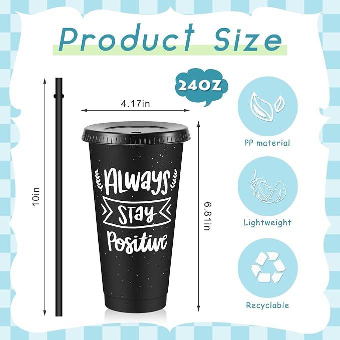 Uiifan 30 Pcs Inspirational Cups Bulk