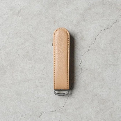 Jibbon Italian Premium Leather Key Organizer - Stylish Key Holder with Marine Grade 316 Stainless Steel, Compact EDC Keychain