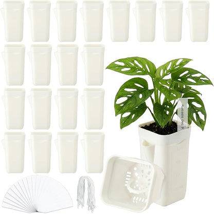 LemonRoad 20 Pack 2" Small Self Watering Pots