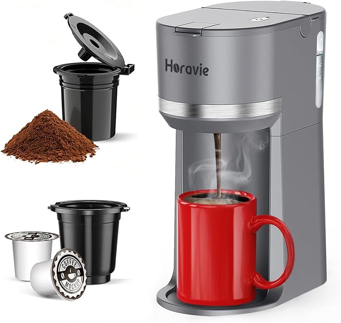 Horavie Mini Single Serve Coffee Maker