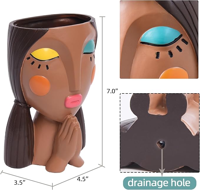 Head Planters, Face Planter Pots