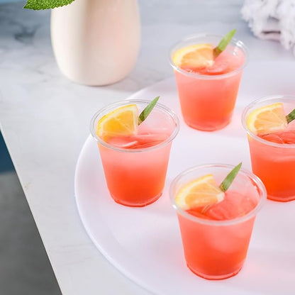 Karat Small Plastic Cups, Disposable Bathroom Mouthwash Cups | Clear
