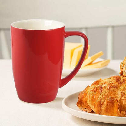 homEdge Porcelain Mug Set, 16 Ounces Cup
