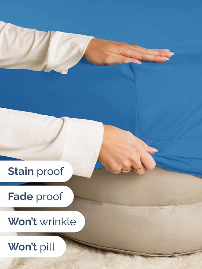 Extra Deep Twin Fitted Sheet - Hotel Luxury Single Fitted Sheet Only - Easily Fits 18 inch to 24 inch Mattress - Ultra Soft, Wrinkle & Fade Free w/Extra Deep Pockets - Breathable & Comfy - Royal Blue