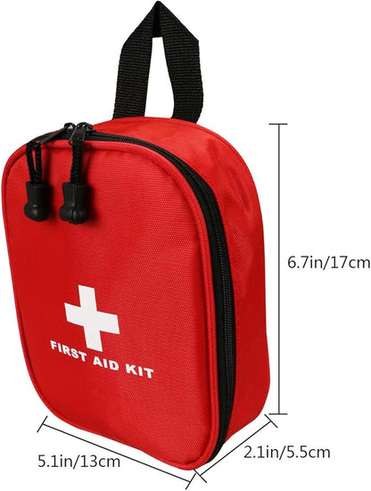 AOUTACC Nylon First Aid Kit Empty, Travel Empty First Aid Kit Pouch Bag for Emergency at Home, Office, Car, Outdoors, Boat, Camping, Hiking(Bag Only)