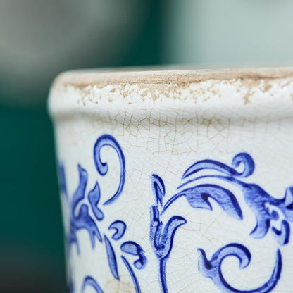 Vintage Ceramic Planter Without Drainage Hole, 6.5 Inch