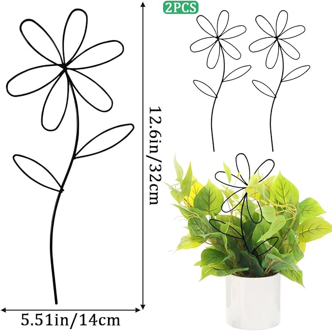 2 Pcs Indoor Plant Trellis, Mini Garden Trellis