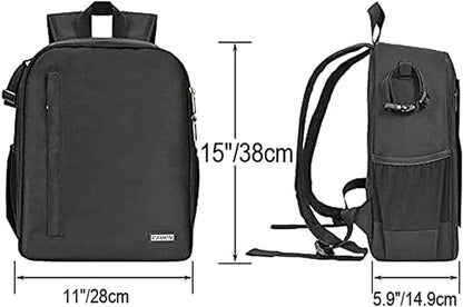 CADeN Camera Backpack Bag Professional for DSLR/SLR Mirrorless Camera Waterproof, Camera Case Compatible for Sony Canon Nikon