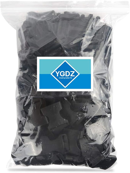 YGDZ 1 Inch Plastic Buckles, 80 Side Release Strap Buckles and Slides Parachute Buckles for DIY Backpack Luggage Strap