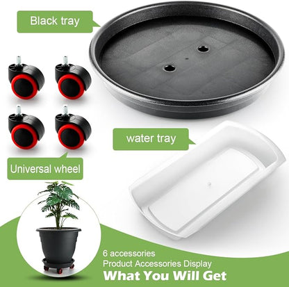 3-Pack Jumbo 15.7 Inch Planters