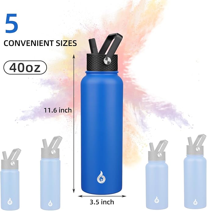 BJPKPK 40oz Insulated Water Bottle