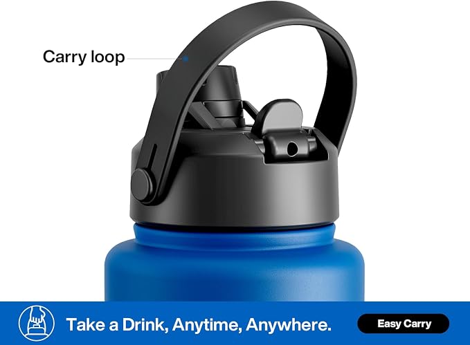POWCAN 40 oz Insulated Water Bottle