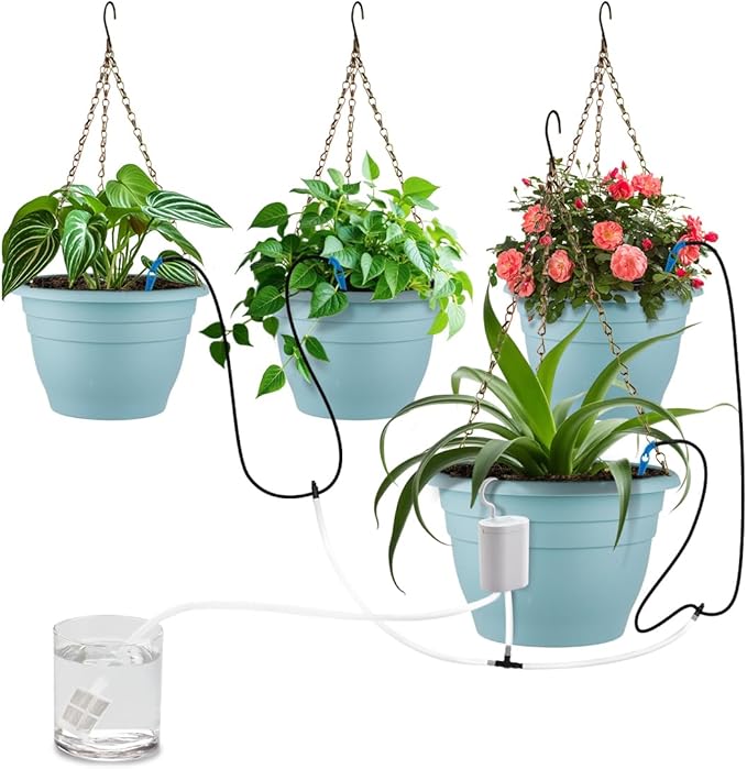 Hanging Planters 10 Inch, Self Watering Hanging Basket