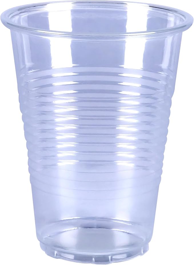 Amazon Basics Small Disposable Clear Plastic Cups