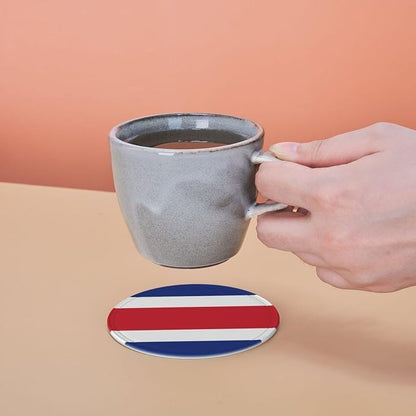 6 Pack Costa Rica Leather Coaster