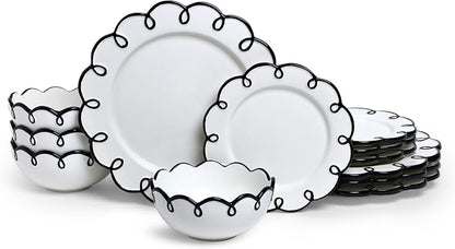 Sango 12-Piece Stoneware Dinnerware Set