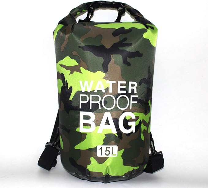 Waterproof Dry Bag 2L/5L/10L/15L/20L/30L, Roll Top Sack Keeps Gear Dry for Kayaking, Rafting, Boating, Swimming, Camping, Hiking, Beach, Fishing with Free Waterproof Phone Case