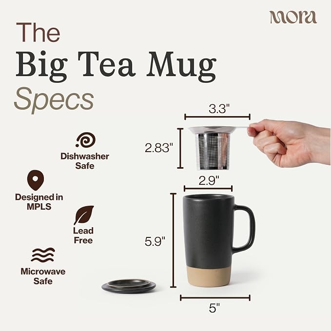 MORA Ceramics Large Tea Mug