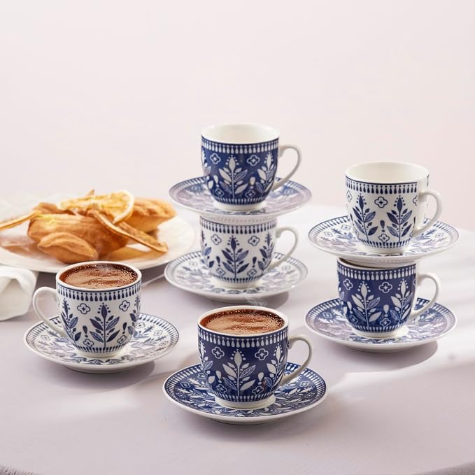 KARACA Peyker Turkish Coffee Cup Set