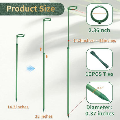 Telescoping Plant Stakes, Plant Sticks Support Tall