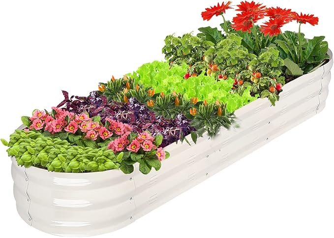 GADI 67-Inch Raised Garden Bed, Metal Planter Box
