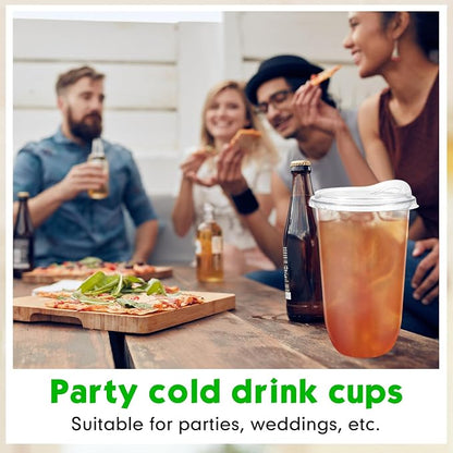 Baderke Clear Plastic Cups
