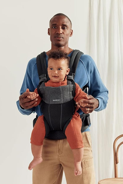 BabyBjorn Baby Carrier Harmony, 3D Mesh, Black
