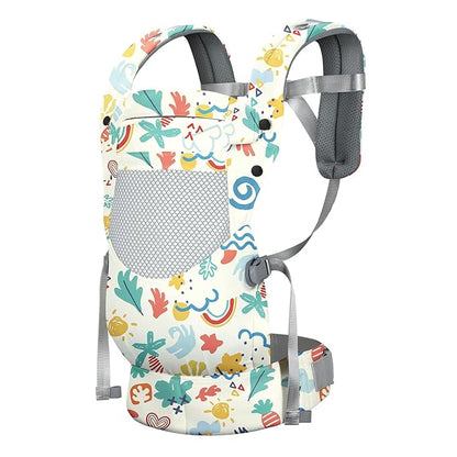 Newborn Baby Front Carrier Backpack, Toddler Baby Body Carrier, 7-66 Lbs Ergonomic Design, Lumbar Support, Lightweight
