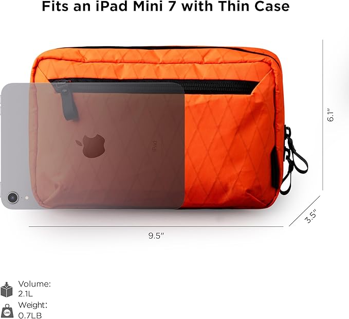 ALPAKA Elements Tech Case - Travel Organizer Pouch for Electronics, Cables, EDC with Weatherproof Fabrics, YKK Zippers